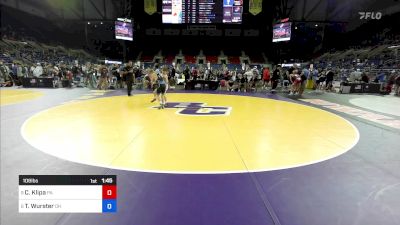 106 lbs Rnd Of 16 - Coleton Klipa, PA vs Tommy Wurster, OH