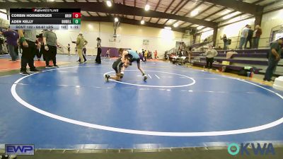 64-67 lbs Rr Rnd 5 - Corbin Hornberger, Grover Rains Wrestling Club vs Aden Kelly, Division Bell Wrestling