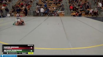 95 lbs Champ. Round 2 - Hunter Erdmann, X-Factor Elite vs Beckham Bunkowske, Perham Yellowjackets