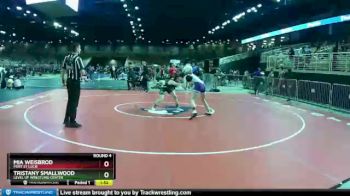 105 lbs Round 4 - Mia Weisbrod, Port St Lucie vs Tristany Smallwood, Level Up Wrestling Center