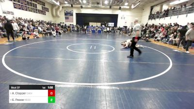 165 lbs Quarterfinal - Aidan Clapper, Cheverus/Falmouth vs Grady Pease, Medomak Valley