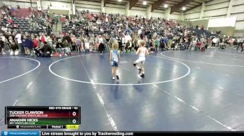 62 lbs Quarterfinal - Anakhin Hicks, Roy Wrestling Club vs Tucker Clawson, Zion Thunder Wrestling Club