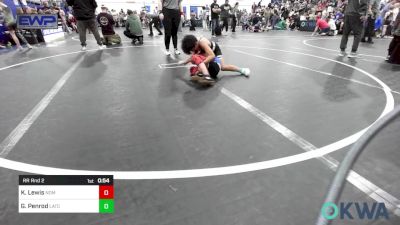 70 lbs Rr Rnd 2 - Kam Lewis, Team Nomad vs Grayson Penrod, Little Axe Takedown Club