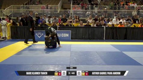 Arthur Gabriel Paiva Amorim vs Marc Klarner Traven 2025 Pan Kids Jiu-Jitsu IBJJF Championship
