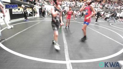 55 lbs Quarterfinal - Isaiah Brown, Elgin Wrestling vs Weston Hobbs, Lone Grove Takedown Club