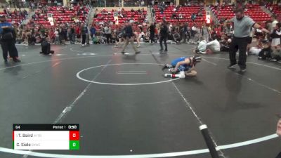 64 lbs Semifinal - Trig Baird, WR - Topeka Blue Thunder vs Cauy Siale, Chaparral Kids Wrestling Club