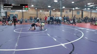 165 lbs Champ. Round 1 - Dylan Block, North Idaho College vs Koda King, Eastern Oregon University