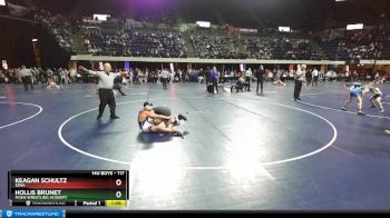 117 lbs Champ. Round 1 - Keagan Schultz, Iowa vs Hollis Brunet, Moen Wrestling Academy