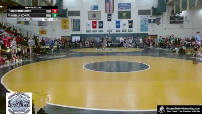 100 lbs Champ. Round 1 - Madison Kelly, Bridgewater-Raritan vs Amelia Konta, North Hunterdon