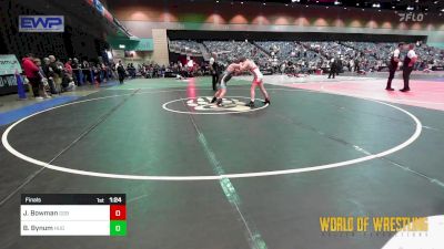 130 lbs Final - Jaxson Bowman, GGB Ohio vs Brody Bynum, Hughson