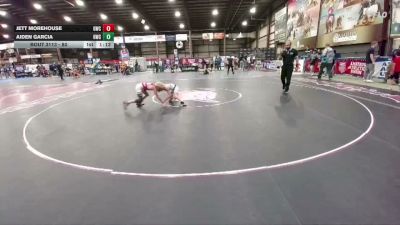 80 lbs Quarterfinal - Aiden Garcia, Heights Wrestling Club vs Jett Morehouse, Glasgow Wrestling Club