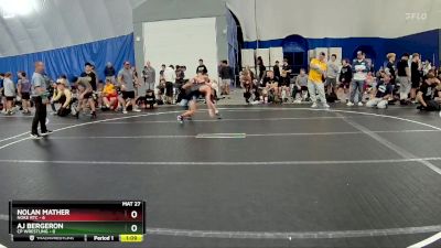 106 lbs Round 2 (8 Team) - Nolan Mather, Noke RTC vs AJ Bergeron, CP Wrestling