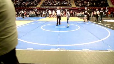 70-75 lbs Quarterfinal - Bailey Ehler, Woodland Wrestling Club vs Presley Williams, Sperry Wrestling Club