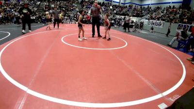 58 lbs Round Of 32 - Kye Parker, Weatherford Youth Wrestling vs Leland Riley, Midwest City Bombers Youth Wrestling Club