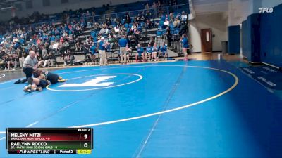 132 lbs Semis & 1st Wb (8 Team) - Citlala Cabrera-Chang, Vancleave High School vs Blayklee Steele, St. Martin High School Girls