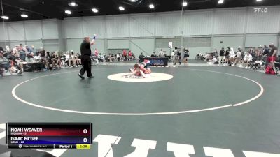 215 lbs Placement Matches (8 Team) - Noah Weaver, Indiana vs Isaac McGee, Utah