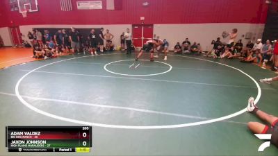 205 lbs Round 5 (6 Team) - Jaxon Johnson, High Plains Marauders vs Adam Valdez, Big Dog Ranch