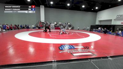 120 lbs Vincent DeMarco, Illinois Freestyle vs Bennett Ferraro, Pennsylvania Blue