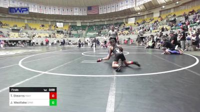 90 lbs Final - Tritt Stearns, Panther Youth Wrestling-CPR vs Jack Westlake, Spartan Wrestling Academy