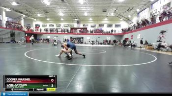 157 lbs Champ. Round 2 - Gabe Johnson, Central Oklahoma vs Cooper Warshel, Pitt-Johnstown