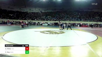 143 lbs Round Of 64 - Alex Miller, Claremore Wrestling Club vs Erik Roy, Comanche Indians