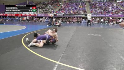 141 lbs Round 1 (16 Team) - Justin Fortugno, Wisconsin-Whitewater vs Mark Samuel, Roanoke College
