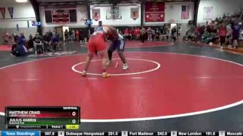 285 lbs Semifinal - Julius Harris, Burlington vs Matthew Craig, Liberty (Wentzville)