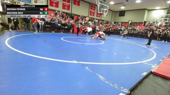 155 lbs Round Of 32 - Bryson Petros, Prague vs Brayden Rice, Hilldale