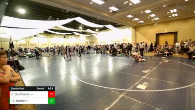 90 lbs Quarterfinal - Andy Denton, Alta Wingz vs Gage Southwick, Sanderson Wrestling Academy