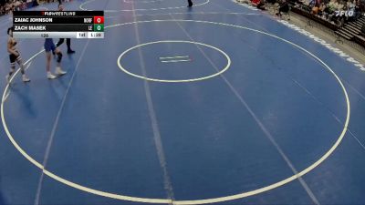 126 lbs Quarterfinals (8 Team) - Zaiac Johnson, Norfolk vs Zach Masek, Lincoln East