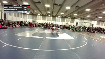 115 lbs Cons. Round 2 - Renee Bedolla-Rodriquez, Fort Morgan vs Serenity Newton, Greeley West