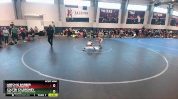 60-65 lbs Semifinal - Colten Caldroney, Lake Travis Youth Association Wrestling Club vs Antonio Barber, Texas Select Wrestling