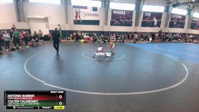 60-65 lbs Semifinal - Colten Caldroney, Lake Travis Youth Association Wrestling Club vs Antonio Barber, Texas Select Wrestling