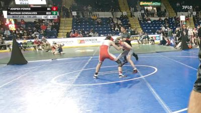 106 lbs Consi Of 8 #2 - Jospeh Fowke, Melrose vs Nathan Gonsalves, Middleborough