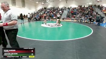 138 lbs Champ. Round 1 - Ashton DeLeon, Mountain View vs Ryne Harder, Pinedale
