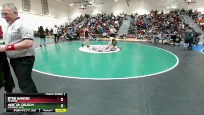 138 lbs Champ. Round 1 - Ashton DeLeon, Mountain View vs Ryne Harder, Pinedale