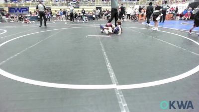 49 lbs Semifinal - Cove Bagley, Team Guthrie Wrestling vs Ryker Friddle, Rough Riders