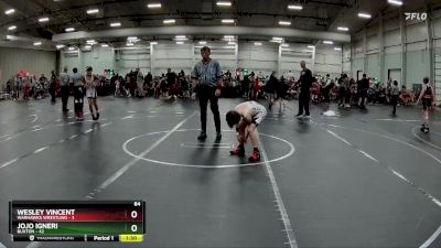 84 lbs Round 2 (8 Team) - Jojo Igneri, Buxton vs Wesley Vincent, Warhawks Wrestling