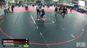 165 lbs Quarterfinal - Esteban Mejia, Coral Academy - North vs Aiden McRory, Lincoln