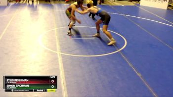 182 lbs Champ. Round 1 - Simon Bachman, California vs Sylis Penniman, California