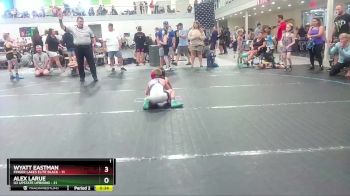 64 lbs Round 4 (10 Team) - Wyatt Eastman, Finger Lakes Elite Black vs Alex Larue, U2 Upstate Uprising