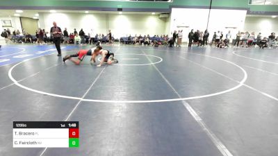 126 lbs Round Of 128 - Tyler Bracero, FL vs Cole Faircloth, NV