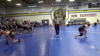 135 lbs Round 3 (8 Team) - Trinity Carlson, Grinnell vs Lyla Glaza, Mount Vernon