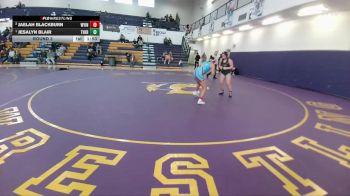 155 lbs Round 3 - Jesalyn Blair, Thermopolis vs Jaelah Blackburn, Wyoming Indian