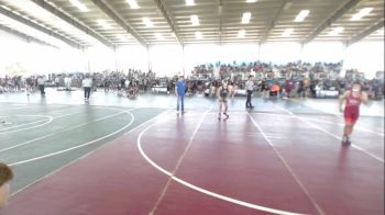 95 lbs Semifinal - Xander Poulin, Dominate WC vs Ricardo Poolaw, New Mexico Bad Boyz