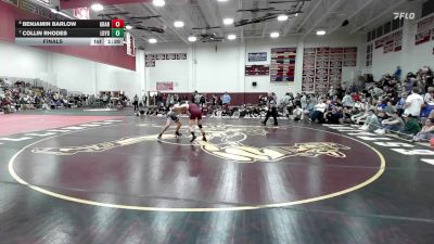144 lbs Final - Benjamin Barlow, Granby/East Granby vs Collin Rhodes, Ledyard