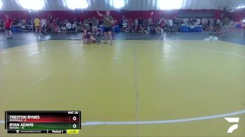 126 lbs Round 2 (16 Team) - Treston Rynes, Riverdale vs Ryan Adams, Batavia