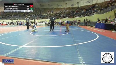 130 lbs Round Of 16 - Brooklyn Whitfield, Altus JH vs Brenlynn Moore, Shawnee Wrestling