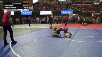 126 lbs 3rd Place Match - Casten Martin, Stillwater Gladiators vs Collin Hire, Spartan Youth Wrestling Club