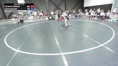 120 lbs Dylan St. Germain, Minnesota Blue vs Gavin Wolters, Wisconsin Blue